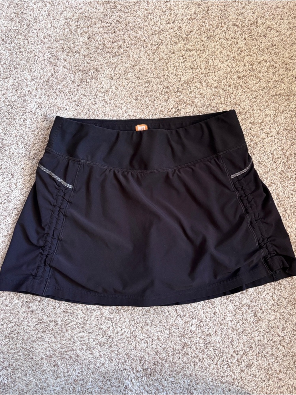 Lucy Endurance Skort Black Running Tennis Outdoor Pickleball Size Small - Picture 2 of 9